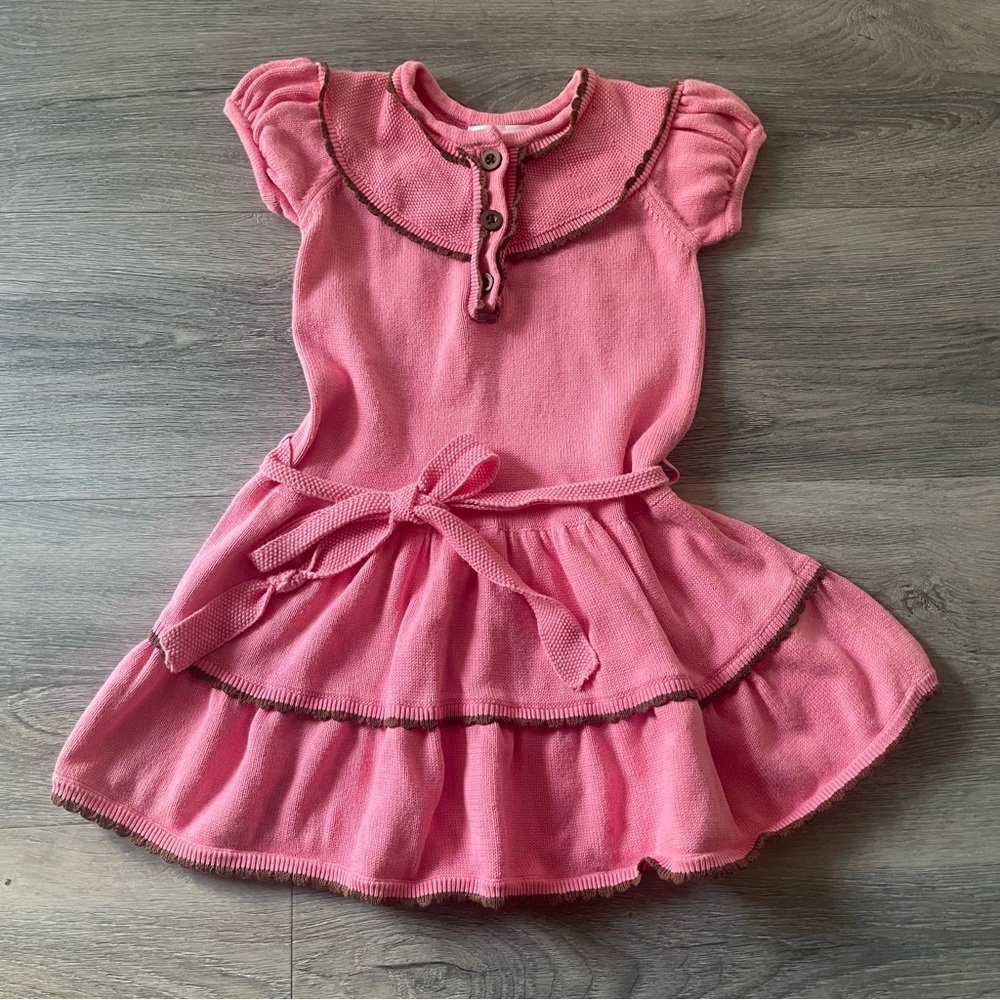 Janie and Jack Belted Sweater Dress